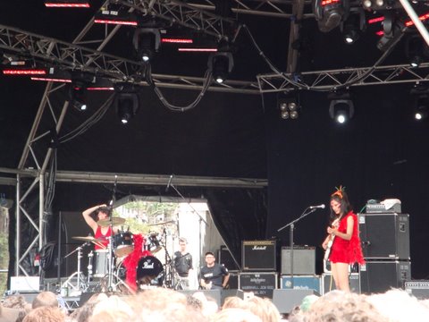 Afrirampo were a highlight of the day