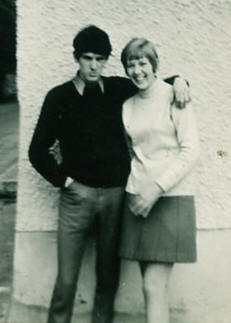 Jack with wife Maura as boy & girlfriend 1968