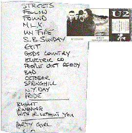 U2 - King's Hall, Belfast, June 24, 1987