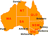 Silhouette of a dog's head that uncannilly resembles the geographical land mass called 'Australia'