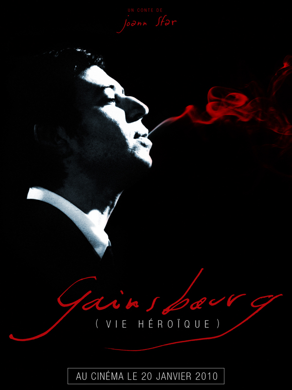 The poster for 'Gainsbourg (Vie Heroique)' by Joann Sfar