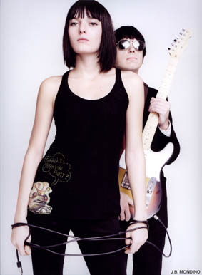 Pair o' strikers: French punk-pop duo Pravda