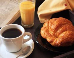 A classic French breakfast