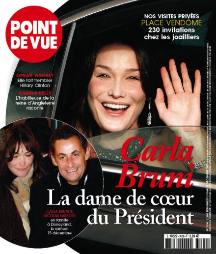 Carla Bruni and President Sarkozy