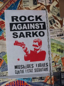 An anti-Sarko poster in Paris