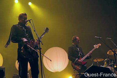 Sigur Ros onstage at La Route du Rock 2008