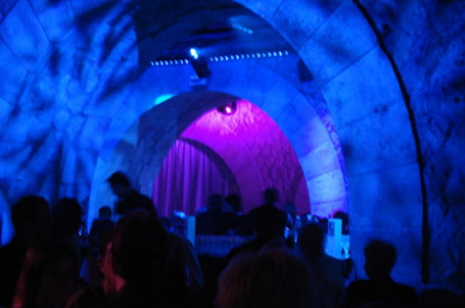 Inside the Showcase under the Pont Alexandre III